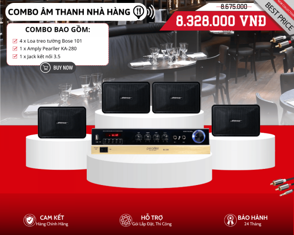 Bộ Loa Treo Tường Bose 101 Cho Nhà Hàng