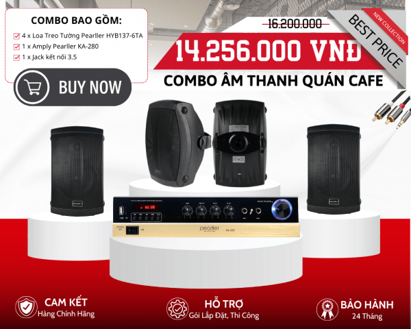 Lắp Đặt Bộ Loa Ngoài Trời - Loa Pearller HYB137-6TA