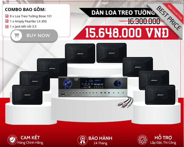 Bộ 8 Loa Bose 101 Chính Hãng