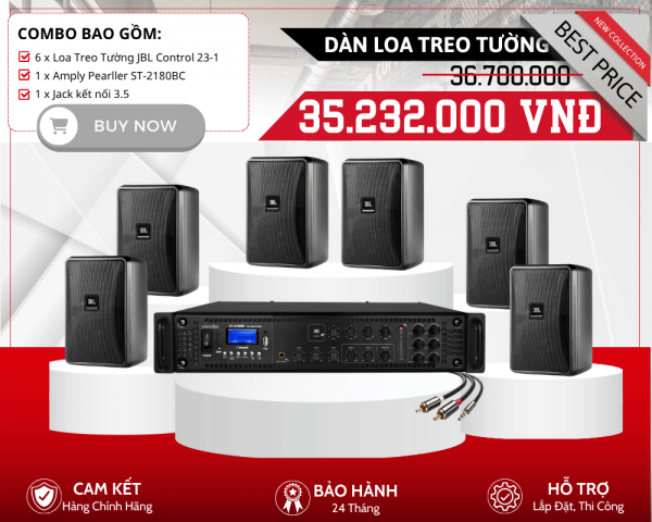 Bộ Loa JBL Treo Tường Mini Nhỏ Gọn | JBL Control 23-1