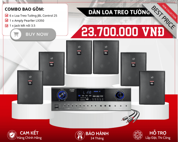 Bộ Loa Nghe Nhạc JBL Control 25 | Chất Âm Mạnh Mẽ, Chuẩn Xác