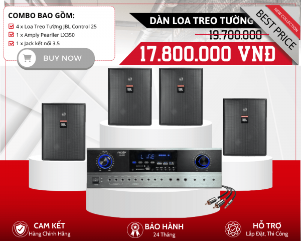 Bộ Loa Treo Tường JBL Control 25 | Âm Thanh Chất Lượng Cao