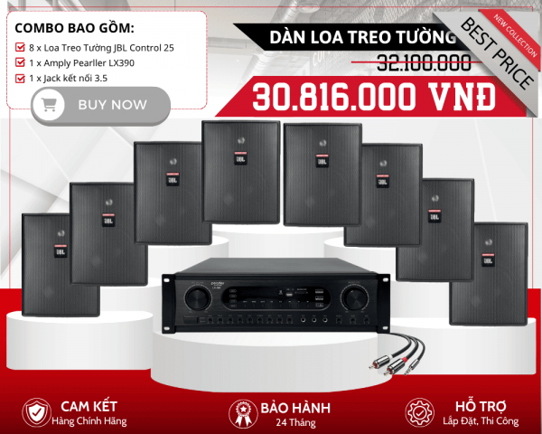 Hệ Thống Loa Treo Tường JBL Control 25 | Loa Treo Tường Nhỏ Gọn