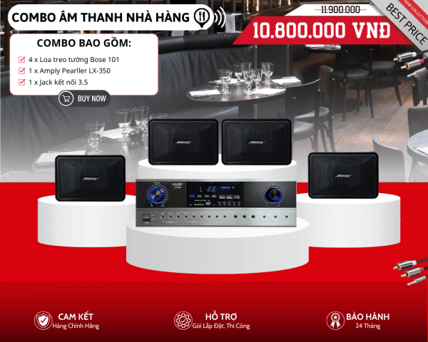 Bộ Loa Bose Cho Quán Ăn Chính Hãng, Nghe Nhạc Chất Lượng Cao