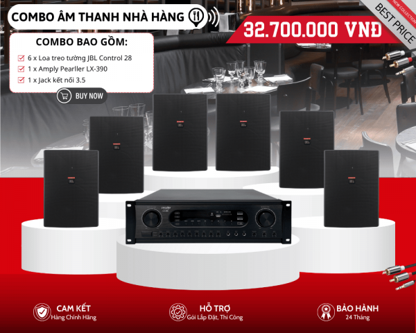 Bộ Loa Nghe Nhạc Cho Nhà Hàng - 6 Loa JBL Control 28