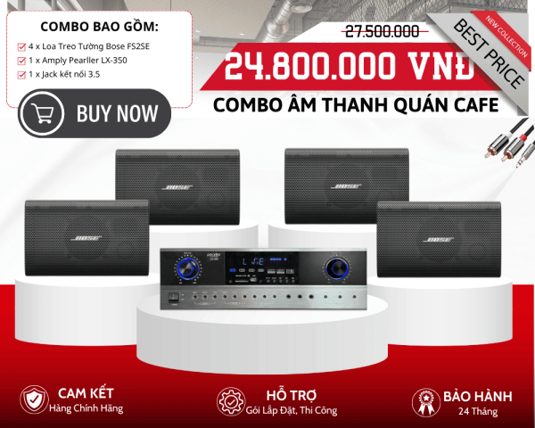 Bộ Loa Bose Cho Quán Cafe |  4 Loa Bose FS2SE