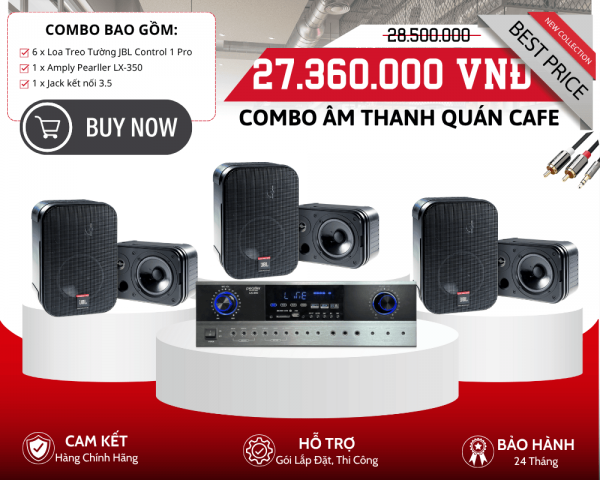 Dàn Loa Nghe Nhạc Cà Phê JBL Control 1 Pro | Nghe Nhạc Chất Lượng Cao