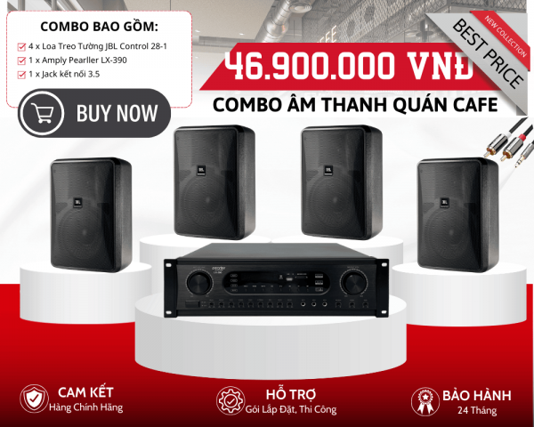 Bộ 4 Loa Nghe Nhạc Hay Cho Quán Cafe JBL Control 28-1
