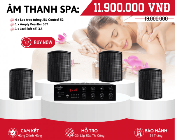 Bộ Loa Treo Tường JBL Cho Spa | 4 Loa JBL Control 52
