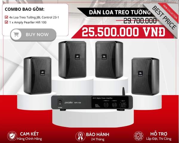 Giải pháp âm thanh Hifi JBL Control 23-1