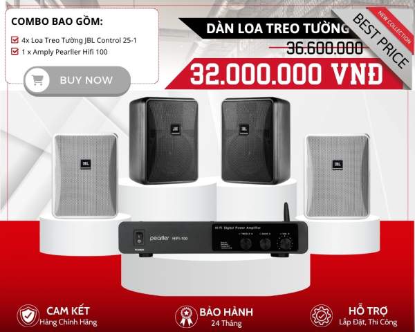 Dàn âm thanh hifi phát nhạc nền JBL Control 25-1