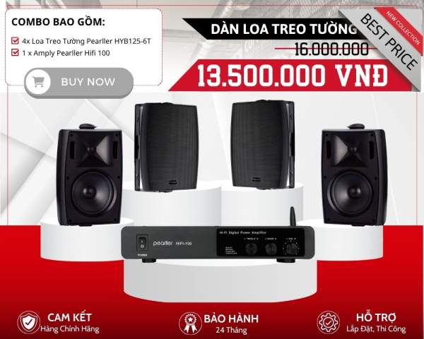 Cấu hình âm thanh Hifi Pearller HYB125-6T