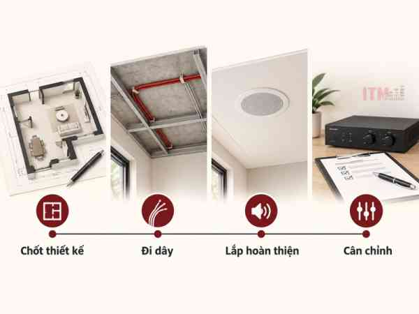 Nên lắp loa âm trần trước hay sau khi làm xong trần nhà?