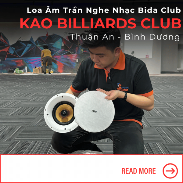 Hệ Thống Loa Nghe Nhạc Bida Club tại Bình Dương