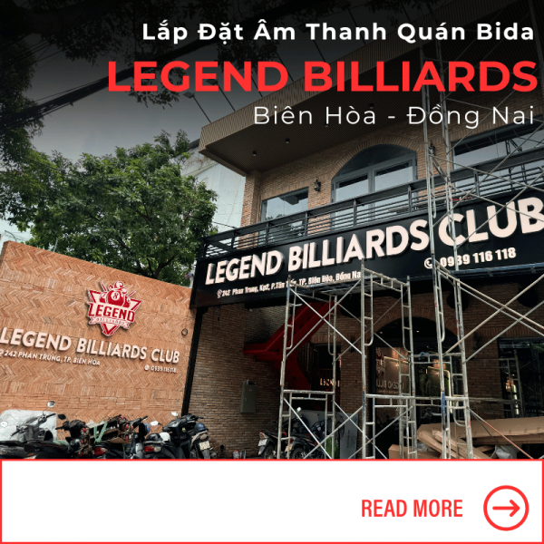 Lắp Đặt Dàn Âm Thanh Quán Bida tại Biên Hòa