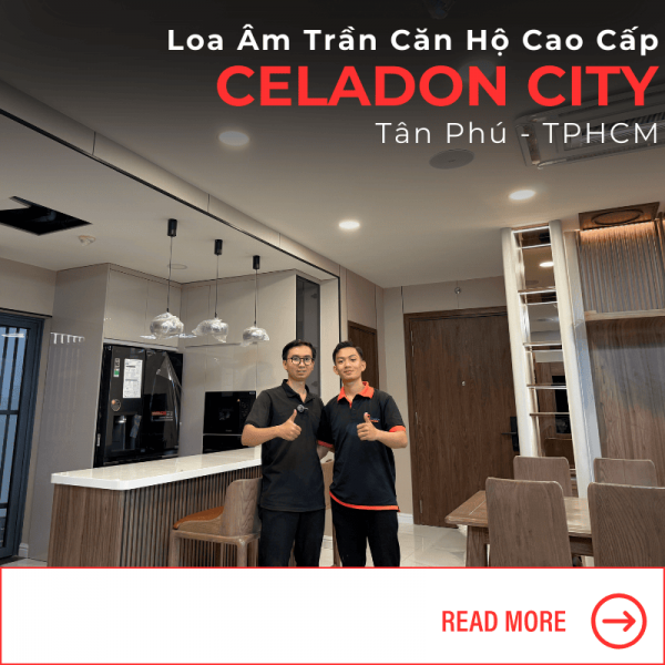 Lắp Đặt Bộ Loa Âm Trần Căn Hộ Cao Cấp tại Quận Tân Phú