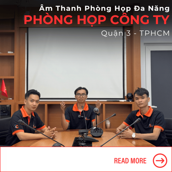 Bố Trí Âm Thanh Phòng Họp Đa Năng Cho Công Ty tại Quận 3