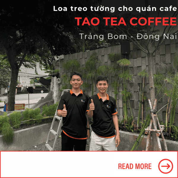 loa treo tường cho quán cafe
