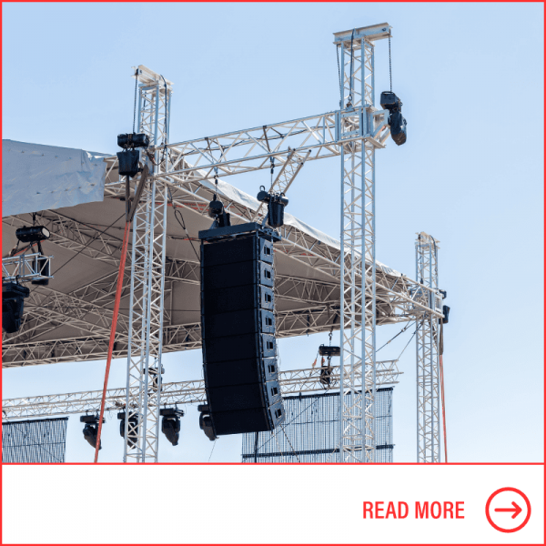 giải pháp loa sân khấu ngoài trời