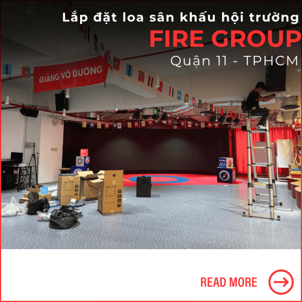 lắp đặt loa sân khấu hội trường