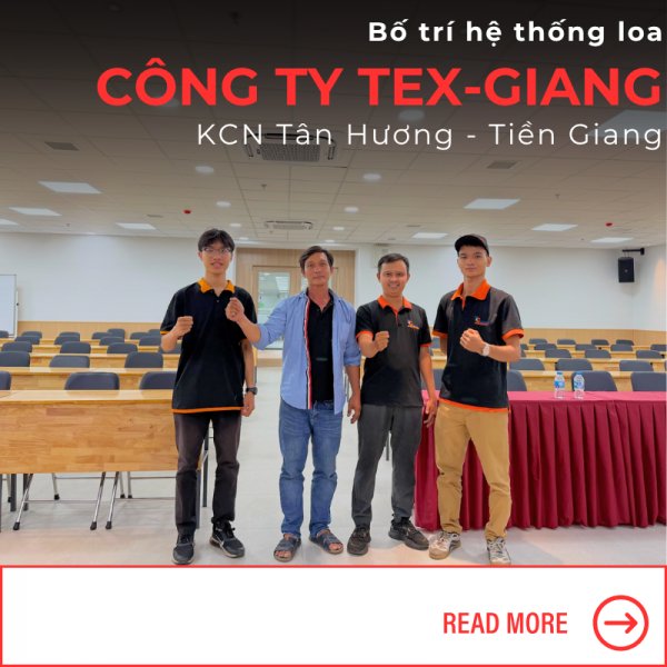 Bố trí hệ thống loa phòng họp tại Tiền Giang