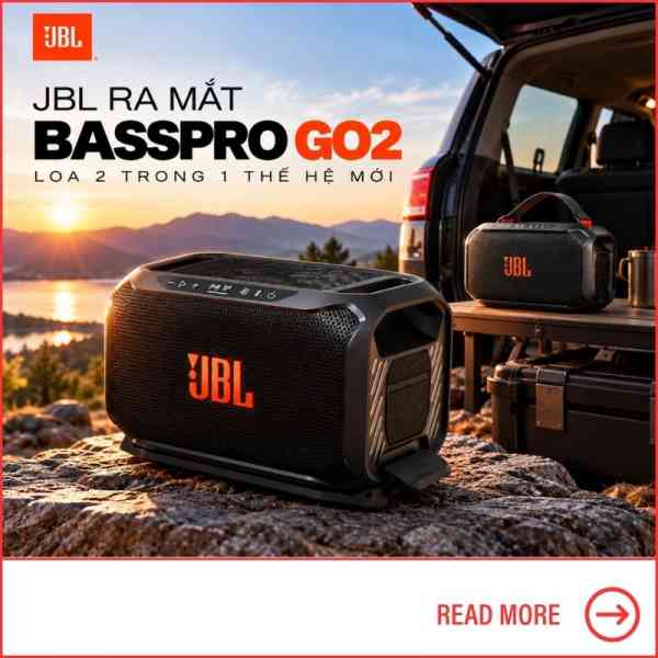 JBL ra mắt BassPro Go2 tích hợp loa siêu trầm và loa di động