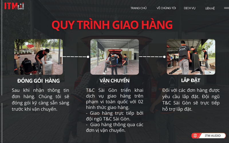 chinh sach van chuyen ITM audio