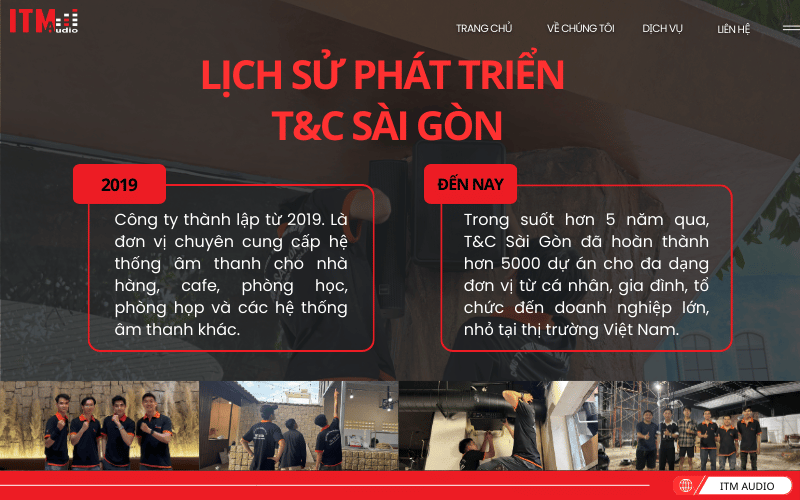 lich su phat trien t&c sai gon