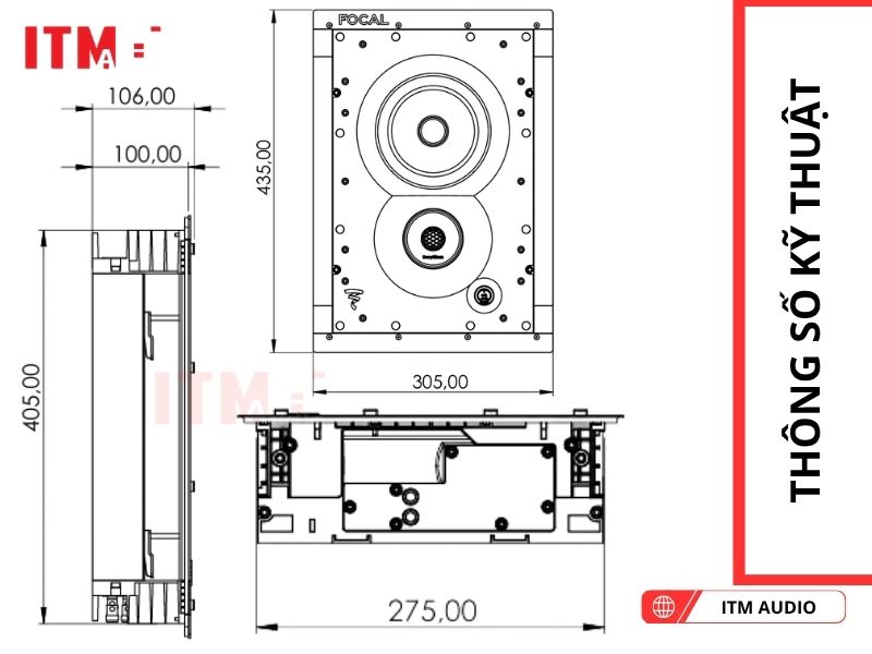 kich thuoc của focal 1000 iw6