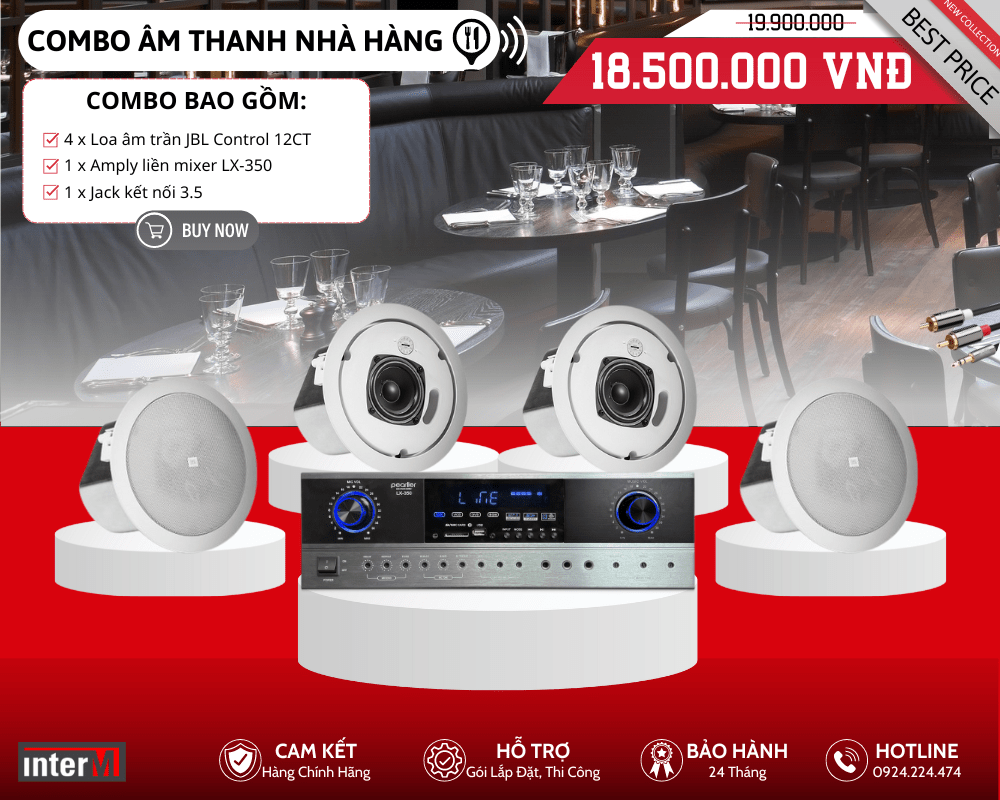 Bộ Loa Âm Trần Nghe Nhạc Nhà Hàng - JBL Control 12CT