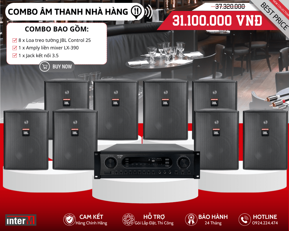 Hệ Thống Âm Thanh Nhà Hàng - Loa JBL Control 25