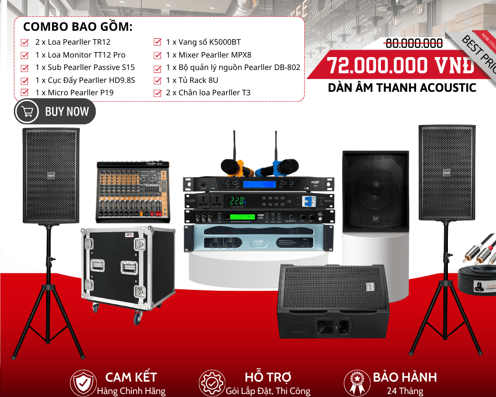 Dàn Âm Thanh Acoustic Cao Cấp Pearller TR12