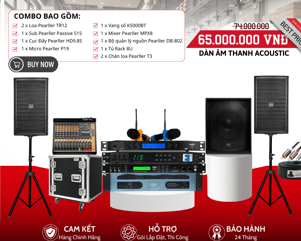 Dàn Acoustic Chuyên Nghiệp Pearller TR12