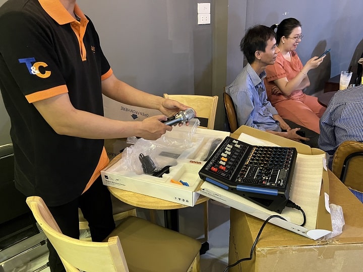 hình ảnh thi công mixer 8 line (2)