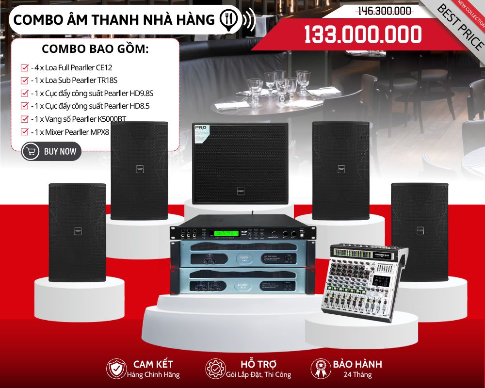 Dàn âm thanh beer garden Pearller CE12