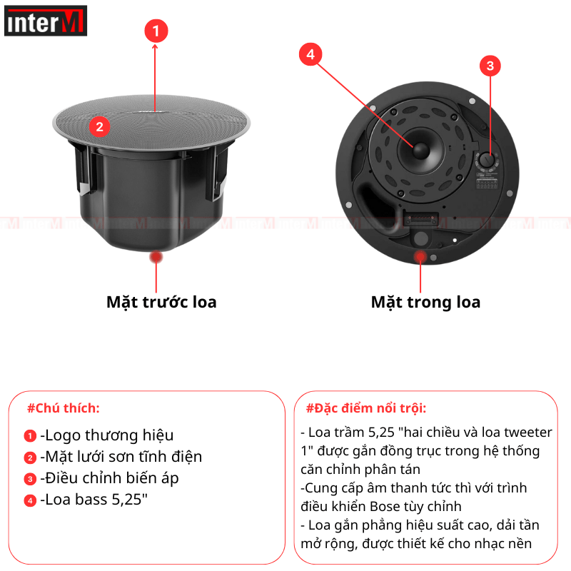 loa am tran bose dm5c (4)