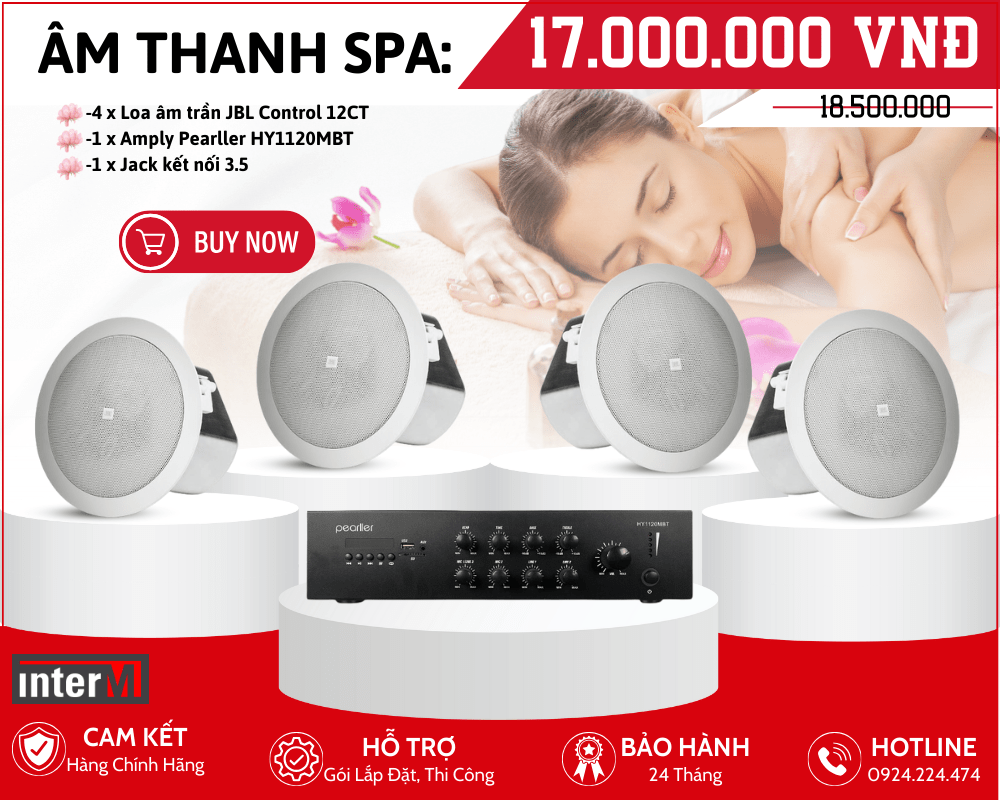 Bộ Loa Nghe Nhạc Spa - Loa Âm Trần JBL Control 12CT