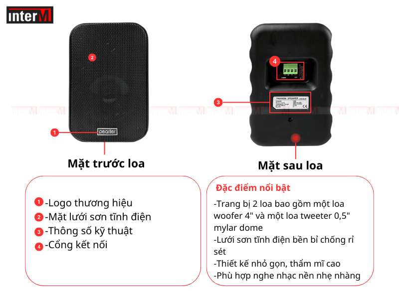 loa treo tuong hyb150 4t