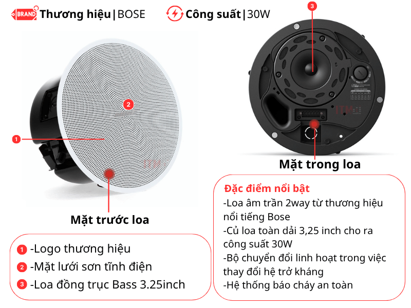 he thong loa am tran bose 6loa bose designmax dm3c (3)