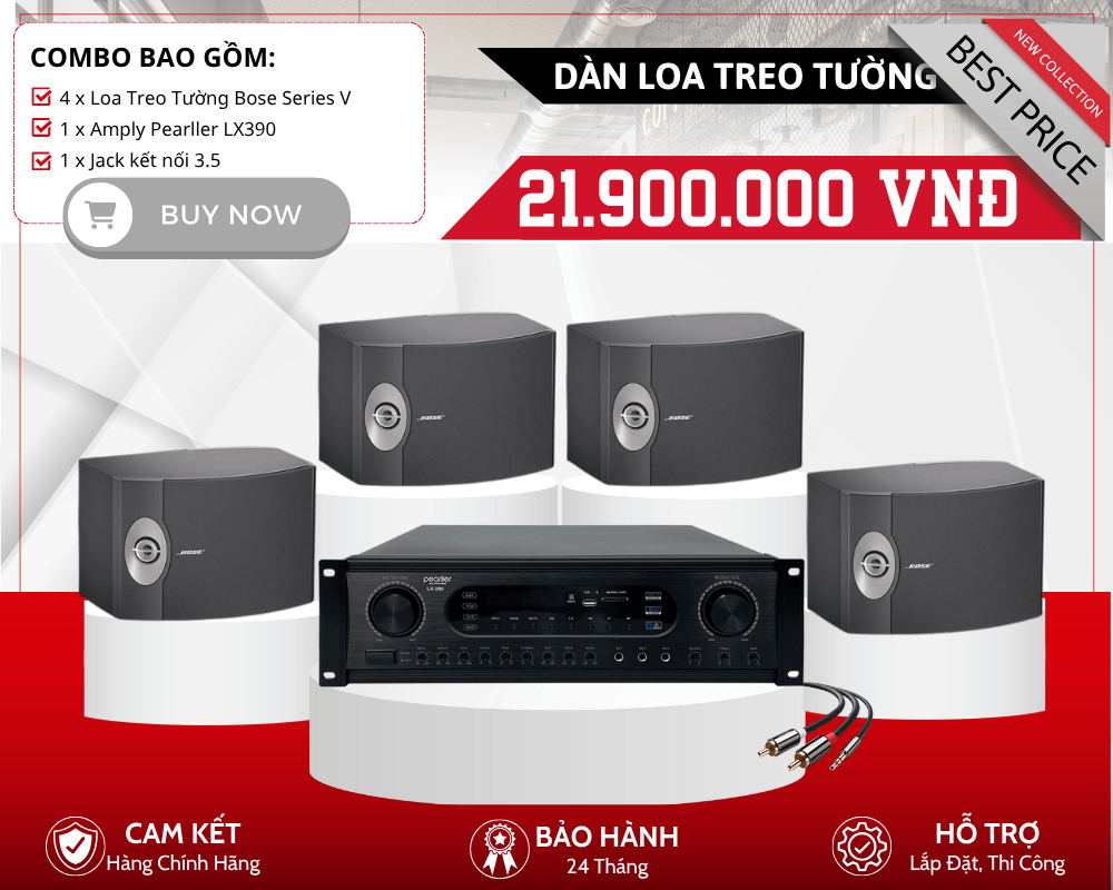 hệ thống loa bose treo tường