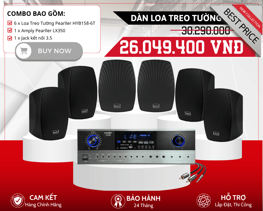 avt bộ loa treo tường ngoài trời