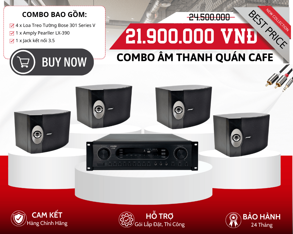 Dàn Loa Bose Cafe Phát Nhạc Nền Chất Lượng Cao | Bose 301 Series V
