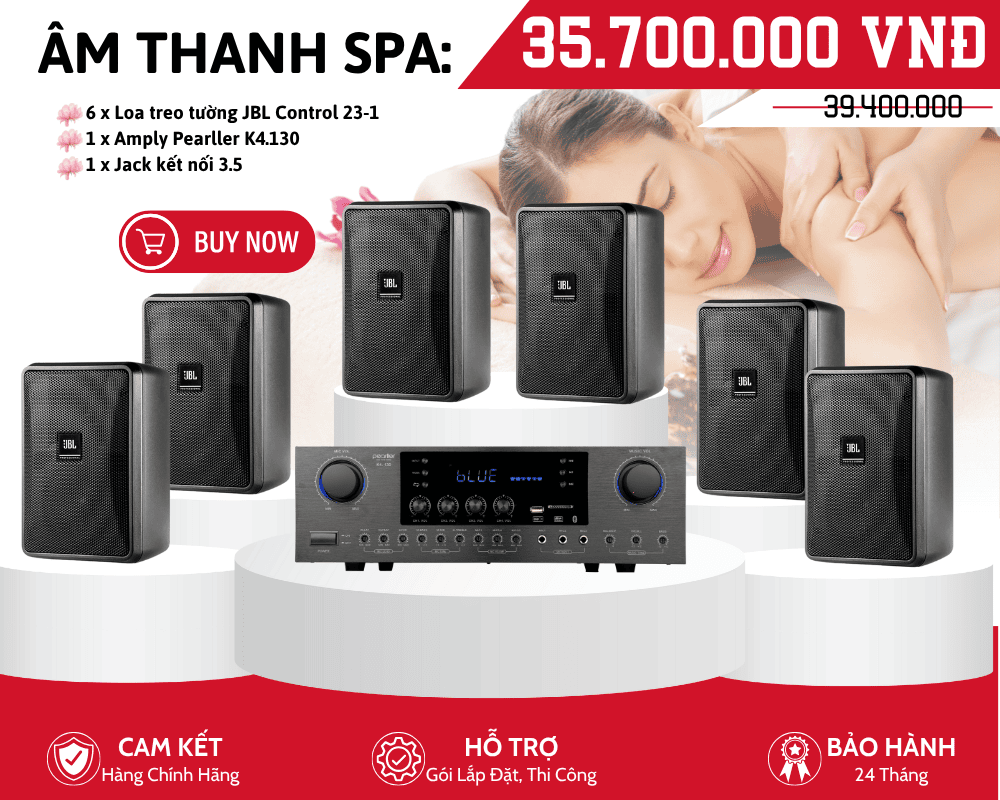 Hệ Thống Loa Cho Spa JBL Control 23-1 | Phát Nhạc Nền Hay