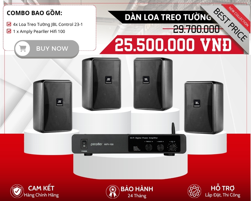 Giải pháp âm thanh Hifi JBL Control 23-1