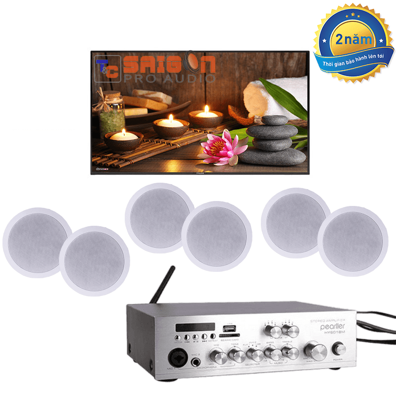 Hệ Thống Loa Âm Trần Cho Phòng Học Pearller