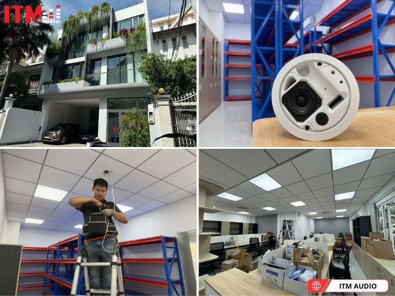 bo loa am tran phat nhac nen cho van phong bose freespace fs2c