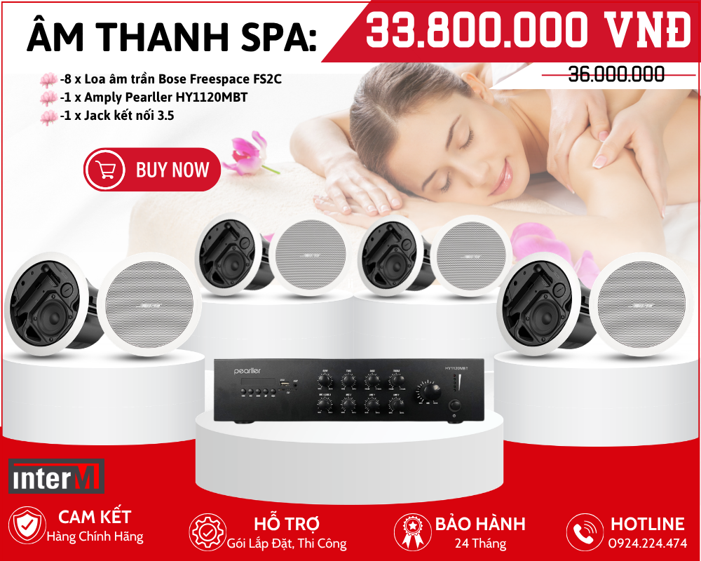 combo loa am tran bose cao cap cho spa