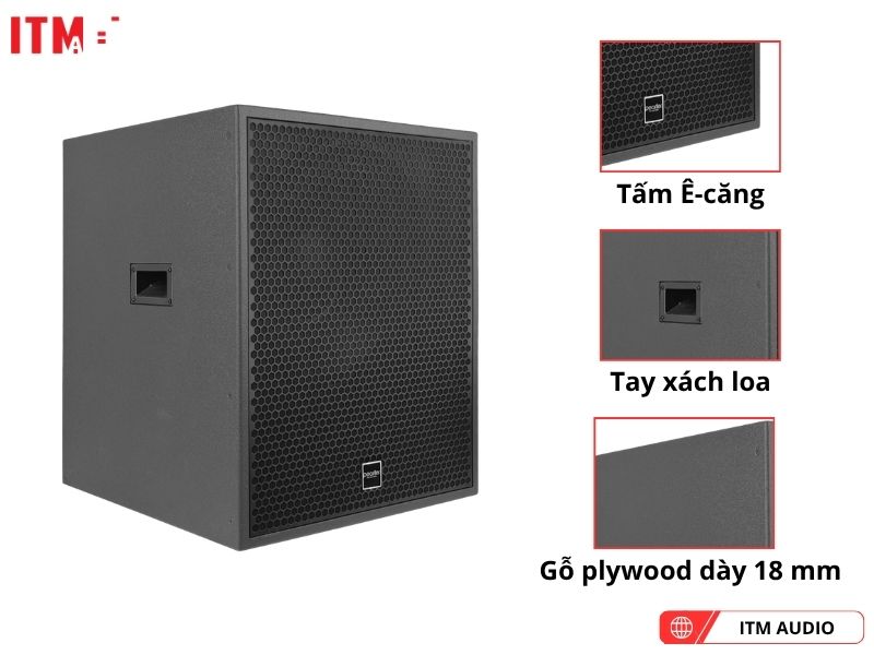loa subwoofer pearller tr18s+