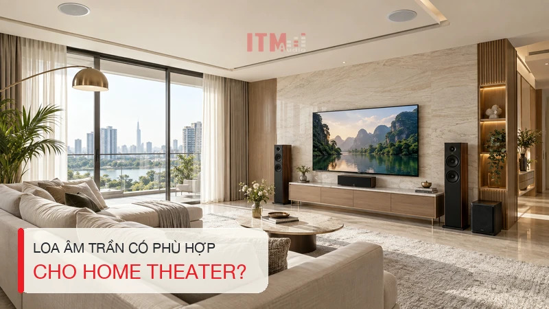 01 loa am tran co phu hop cho home theater khong