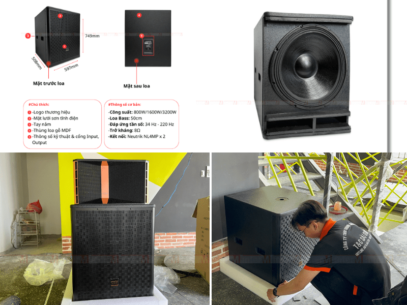 loa sub hoi pearller ls118